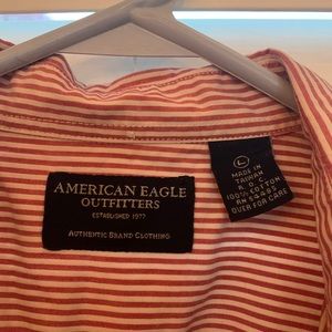 American Eagle oversized button up shirt